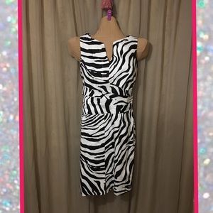 Jones New York Zebra dress
